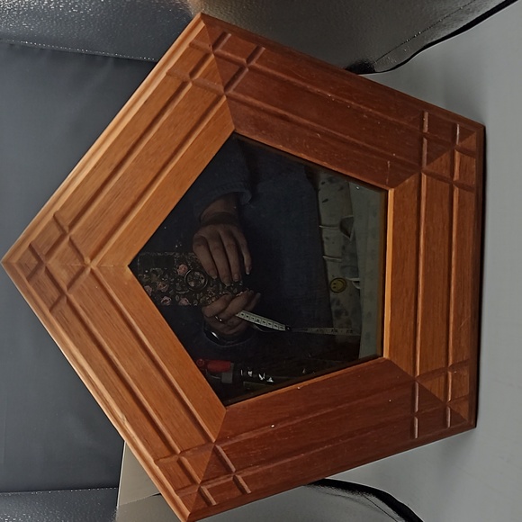 Infinity Mirror Vintage Imagine Retro Light Box Mirror DISCO Square Box La - Picture 3 of 8